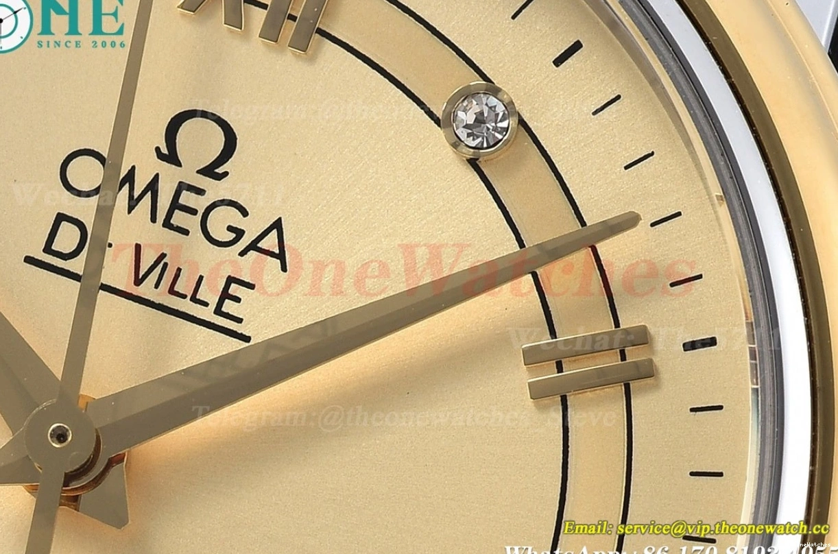 De Dial Ville YG 32.7mm MY8215 Prestige Ladies Gold GDF SS 0228